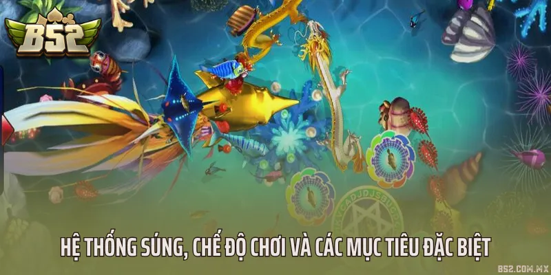 Hệ thống súng, chế độ chơi và các mục tiêu đặc biệt