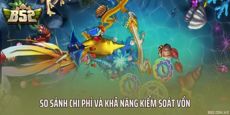 So sánh chi phí và khả năng kiểm soát vốn